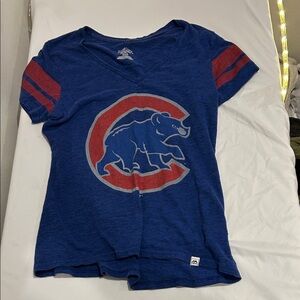 Majestic Blue and Red Graphic Tee